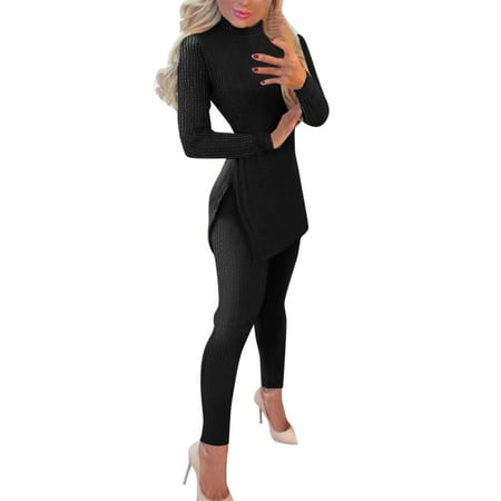 HSMQHJWE Dressy Wedding Pant Suits Fall Attire Juniors Women Set Casual Solid Hight Neck Long Sleeve Blouse Split Top Elastic Pant Scrub Suit Pants Women
HSMQHJWE Dressy Wedding Pant Suits Fall Attire Juniors Women Set Casual Solid Hight Neck Long Sleeve Blouse Split Top Elastic Pant Scrub Suit Pants Women