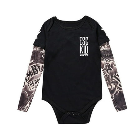 Newborn Baby Boy Printed Long Sleeve Patchwork Romper Autumn Bodysuit Fragarn
Newborn Baby Boy Printed Long Sleeve Patchwork Romper Autumn Bodysuit Fragarn