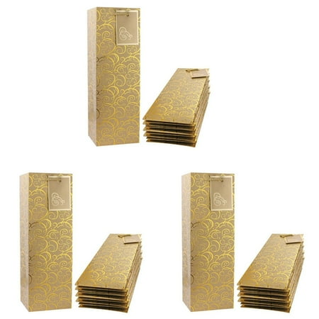 Wine Bags Kraft Paper Wine Bag 30 Pcs Gift Wine Bags with Handles Single Bottle Paper Wine Bag for Christmas
Wine Bags Kraft Paper Wine Bag 30 Pcs Gift Wine Bags with Handles Single Bottle Paper Wine Bag for Christmas