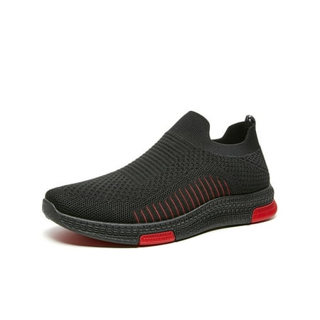 Eloshman Mens Casual Shoe Slip On Sneakers Breathable Sock Sneaker Sports Fashion Soft Sole Flats Slip-Resistant Walking Shoes Black Red 8.5
Eloshman Mens Casual Shoe Slip On Sneakers Breathable Sock Sneaker Sports Fashion Soft Sole Flats Slip-Resistant Walking Shoes Black Red 8.5