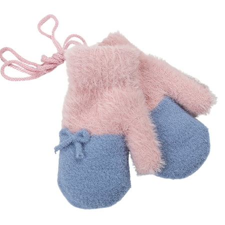 Kripyery 1 Pair Winter Children Warm Gloves Knitted Thicken Color Patched Bow Mittens
Kripyery 1 Pair Winter Children Warm Gloves Knitted Thicken Color Patched Bow Mittens