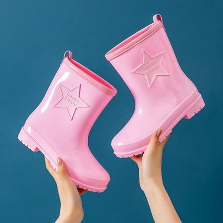 Boys And Girls Casual Rain Boots With Star Print PVC Non-slip Waterproof Boots For Outdoor
Boys And Girls Casual Rain Boots With Star Print PVC Non-slip Waterproof Boots For Outdoor