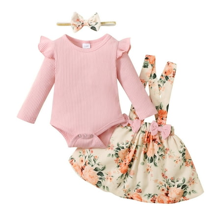 Kucnuzki 6 Months Baby Girls Halloween Skirt Sets 12 Long Sleeve Solid Color Pit Stripe Romper Tops Supsender Flower Prints Flowing Skirt Headband 3PCS Set Pink
Kucnuzki 6 Months Baby Girls Halloween Skirt Sets 12 Long Sleeve Solid Color Pit Stripe Romper Tops Supsender Flower Prints Flowing Skirt Headband 3PCS Set Pink