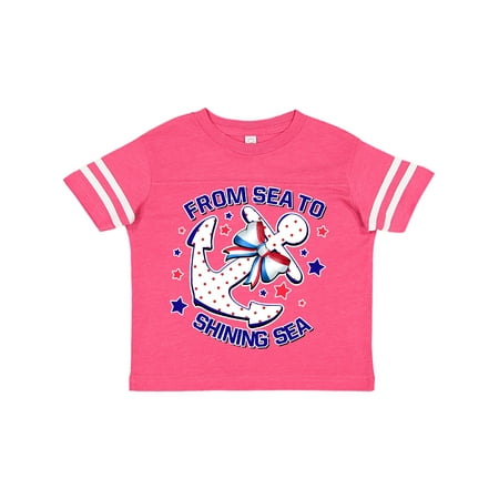 Inktastic From Sea to Shining Sea with Patriotic Anchor and Bow Gift Toddler Boy or Toddler Girl T-Shirt
Inktastic From Sea to Shining Sea with Patriotic Anchor and Bow Gift Toddler Boy or Toddler Girl T-Shirt