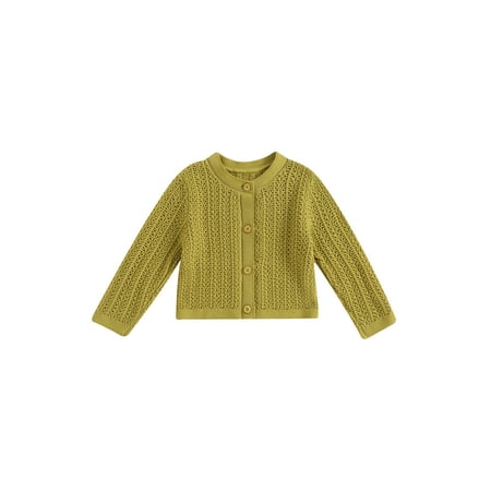 Toddler Baby Girls Knit Sweater Hollow Out Cardigan Long Sleeve Round Neck Button Down Summer Outwear
Toddler Baby Girls Knit Sweater Hollow Out Cardigan Long Sleeve Round Neck Button Down Summer Outwear
