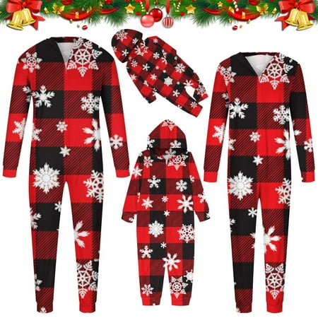 Matching Christmas Onesies Pajamas for Family Vacation Cute Print One-Piece Pajamas Xmas Hooded Sleepwear Nightwear
Matching Christmas Onesies Pajamas for Family Vacation Cute Print One-Piece Pajamas Xmas Hooded Sleepwear Nightwear