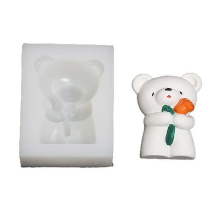 Sofullue DIY Bear Flower Silicone Mold Chocolate Topper Candy Baking Fondant Cake Decor
Sofullue DIY Bear Flower Silicone Mold Chocolate Topper Candy Baking Fondant Cake Decor