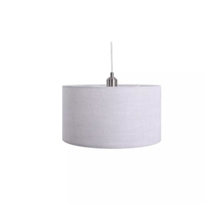 Pendant Drum Linen Shade Ceiling Light 15 x8 (White) - Threshold