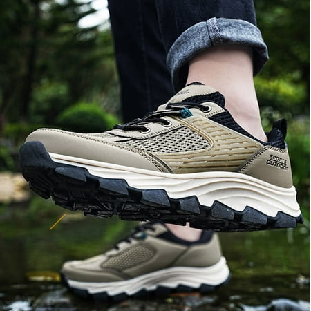 Yolai Men Sports Shoes Simple Solid Color Fashion Summer New Pattern Mesh Breathable Comfortable And Non Slip Mountaineering Shoes
Yolai Men Sports Shoes Simple Solid Color Fashion Summer New Pattern Mesh Breathable Comfortable And Non Slip Mountaineering Shoes