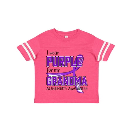 Inktastic I Wear Purple for My Grandma- Alzheimers Awareness Gift Toddler Boy or Toddler Girl T-Shirt
Inktastic I Wear Purple for My Grandma- Alzheimers Awareness Gift Toddler Boy or Toddler Girl T-Shirt