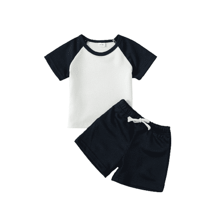 Mikrdoo Newborn Baby Boys Clothes Boys OOTD Splice Casual Short Sleeve Tops Elastic Shorts 2Pcs Outfits Blue 9-12 Months
Mikrdoo Newborn Baby Boys Clothes Boys OOTD Splice Casual Short Sleeve Tops Elastic Shorts 2Pcs Outfits Blue 9-12 Months