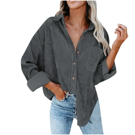 jsaierl Autumn Button Down Shirt Women Long Sleeve Turn Down Collar V Neck Blouse V-Neck Button Top Print T-shirt
jsaierl Autumn Button Down Shirt Women Long Sleeve Turn Down Collar V Neck Blouse V-Neck Button Top Print T-shirt