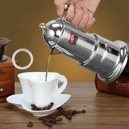 Farfi Stainless Steel Italian Moka Espresso Maker Percolator Pot Coffee Extractor
Farfi Stainless Steel Italian Moka Espresso Maker Percolator Pot Coffee Extractor