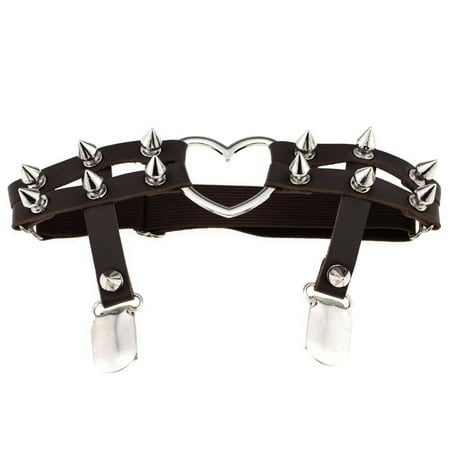Rock Punk Girl Garter Belt Rivets Leg Ring Thigh Harness Heart Suspender Garters
Rock Punk Girl Garter Belt Rivets Leg Ring Thigh Harness Heart Suspender Garters