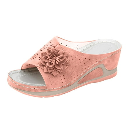 ZHAGHMIN Women Summer Sandals Wedge Slide Sandals Retro Fashion Platform Sandals Wedge Sandals for Women Comfortable Dressy Pink Size8
ZHAGHMIN Women Summer Sandals Wedge Slide Sandals Retro Fashion Platform Sandals Wedge Sandals for Women Comfortable Dressy Pink Size8