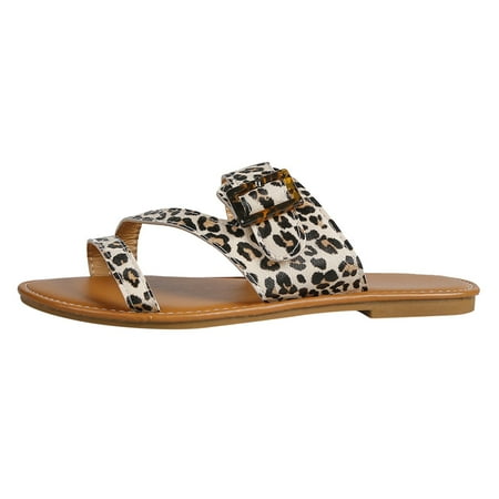 Women Sandals Ladies Comfortable Flat Fashion Soft Beach Leopard Print Flat Slippers For Women Khaki Size 8
Women Sandals Ladies Comfortable Flat Fashion Soft Beach Leopard Print Flat Slippers For Women Khaki Size 8