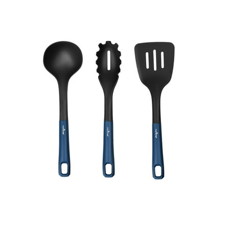 Kitchen Cooking Utensils Set - Nylon Cooking Utensils Set Includes Soup Ladle Pasta Fork and Spatula Works with Models: NCCW14SBLU & NCCW20SBLU - NutriChef NCCW14SBLUUTENS
Kitchen Cooking Utensils Set - Nylon Cooking Utensils Set Includes Soup Ladle Pasta Fork and Spatula Works with Models: NCCW14SBLU & NCCW20SBLU - NutriChef NCCW14SBLUUTENS