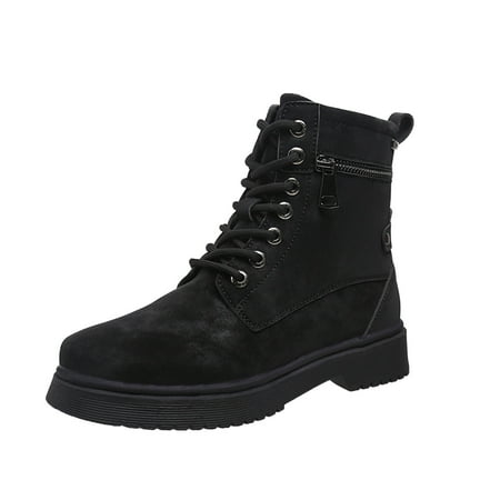 ZIZOCWA Women Rings Size 7 Fuzzy Boots For Women Winter Ladies British Style Solid Color Leather Double Zipper Lace Up Flat Bottomed Fashion Short Boots Tan Suede Booties For Women
ZIZOCWA Women Rings Size 7 Fuzzy Boots For Women Winter Ladies British Style Solid Color Leather Double Zipper Lace Up Flat Bottomed Fashion Short Boots Tan Suede Booties For Women