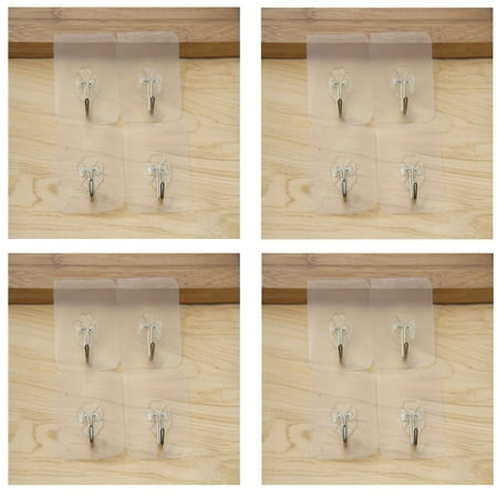 24PCS Wall Hooks Transparent Reusable Seamless Hooks Adhesive Hooks Reusable Utility Hooks for Bathroom and Kitchen Waterproof and Oil Proof
24PCS Wall Hooks Transparent Reusable Seamless Hooks Adhesive Hooks Reusable Utility Hooks for Bathroom and Kitchen Waterproof and Oil Proof