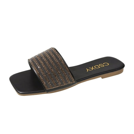 Women Sandals Clearance 2023! Pejock Women s Flat Sandals Extremely Comfy Slides Sandals New Flat Bottom Stripe Sandals Casual Outwear Slippers Summer Athletic Outdoor Beach Sandals
Women Sandals Clearance 2023! Pejock Women s Flat Sandals Extremely Comfy Slides Sandals New Flat Bottom Stripe Sandals Casual Outwear Slippers Summer Athletic Outdoor Beach Sandals