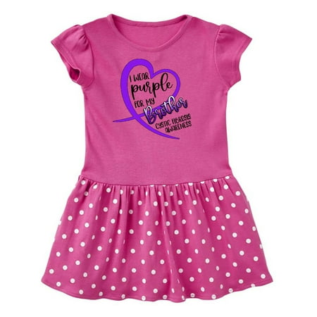 Inktastic I Wear Purple for my Brother- Cystic Fibrosis Awareness Gift Toddler Girl Dress
Inktastic I Wear Purple for my Brother- Cystic Fibrosis Awareness Gift Toddler Girl Dress