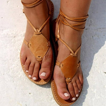 Homedles Sandals Women- Open toe Strappy Gift for Women Casual Comfortable Flat Women Sandals Brown 42
Homedles Sandals Women- Open toe Strappy Gift for Women Casual Comfortable Flat Women Sandals Brown 42