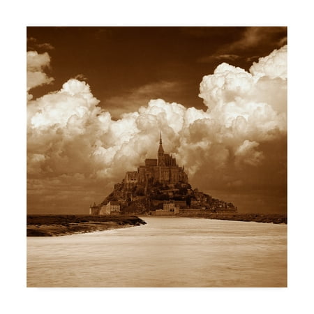 Trademark Fine Art 'Mont San Michel' Canvas Art by Alan Klu