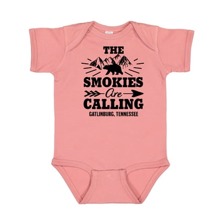 Inktastic The Smokies Are Calling Tennessee Vacation Gift Baby Boy or Baby Girl Bodysuit