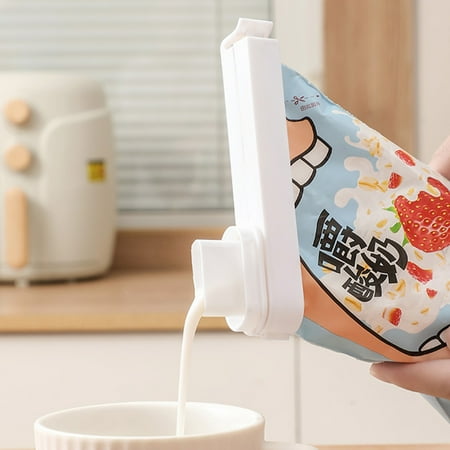 SONGBIRDTH Food Bag Clip Seal Moist-proof Practical Wide Mouth Dumping Food Bag Clamp Kitchen Gadget
SONGBIRDTH Food Bag Clip Seal Moist-proof Practical Wide Mouth Dumping Food Bag Clamp Kitchen Gadget
