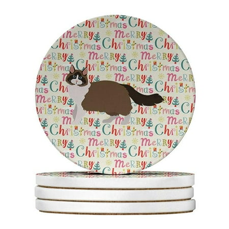 Carolines Treasures WDK2615RCS4 4 x 4 in. Unisex Ragdoll No.1 Cat Christmas Large Sandstone Coasters - Pack of 4
Carolines Treasures WDK2615RCS4 4 x 4 in. Unisex Ragdoll No.1 Cat Christmas Large Sandstone Coasters - Pack of 4