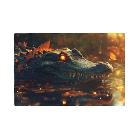 Placemats Set of 4 Autumn maple leaf crocodile Heat Resistant Non - Slip Place mats Waterproof table mat for Kitchen Dining-6片装
Placemats Set of 4 Autumn maple leaf crocodile Heat Resistant Non - Slip Place mats Waterproof table mat for Kitchen Dining-6片装