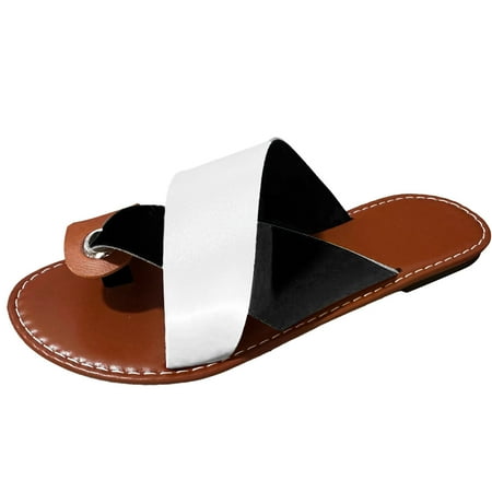 Daznico Womens Sandals Women Summer Slip On Solid Casual Open Toe Flat Soft Bottom Breathable Slippers ( Brown 9 )
Daznico Womens Sandals Women Summer Slip On Solid Casual Open Toe Flat Soft Bottom Breathable Slippers ( Brown 9 )
