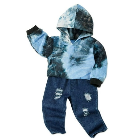 BULLPIANO Toddler Baby Boy Outfits Clothes Long Sleeve Hoodie Sweatshirt Top Ripped Denim Pants 2-Pack Boy Clothing Set
BULLPIANO Toddler Baby Boy Outfits Clothes Long Sleeve Hoodie Sweatshirt Top Ripped Denim Pants 2-Pack Boy Clothing Set