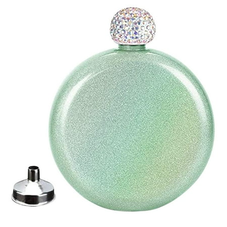 Cute Liquor Flask for Women Pretty Glitter Coating Whiskey Steel Flasks Shining Rhinestone Cap 5 Oz 3
Cute Liquor Flask for Women Pretty Glitter Coating Whiskey Steel Flasks Shining Rhinestone Cap 5 Oz 3