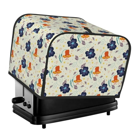 KLL Flower Leaves Print 4 Slice Toaster Dust Covers Kitchen Small Appliance Cover with 2 Pockets Can hold Jam Spreader Knife & Toaster Tongs (12.4 x 10.6 x 8.2)
KLL Flower Leaves Print 4 Slice Toaster Dust Covers Kitchen Small Appliance Cover with 2 Pockets Can hold Jam Spreader Knife & Toaster Tongs (12.4 x 10.6 x 8.2)