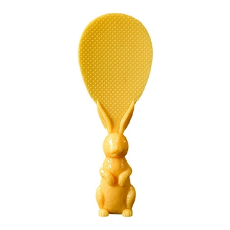 Kitchen Non-Stick Rice Paddle Spoon Standing Rabbit Shape Shovel Dining Scoop