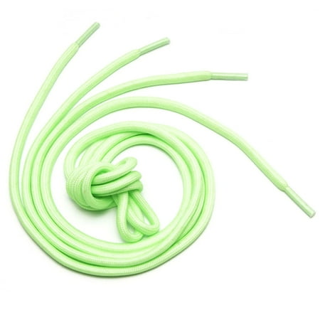 Luminous Shoelaces Glow In The Dark 5mm Fluorescent Green 80cm