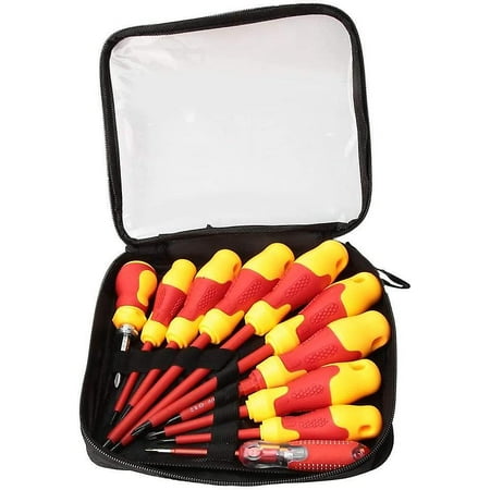 PLF 10pcs Slotted Phillips Screwdriver Electrician Repair Tools Electrician Insulated Screwdriver Set
PLF 10pcs Slotted Phillips Screwdriver Electrician Repair Tools Electrician Insulated Screwdriver Set