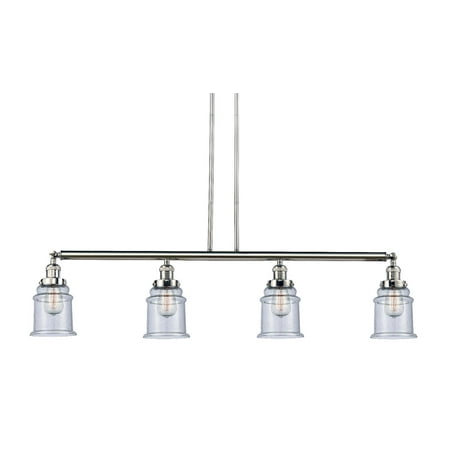 Innovations Lighting 214-S Canton Canton 4 Light 51 Wide Linear Chandelier - Nickel
Innovations Lighting 214-S Canton Canton 4 Light 51 Wide Linear Chandelier - Nickel