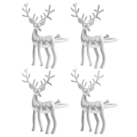 4Pcs Metal Napkin Buckles Reindeer Shaped Napkin Rings Exquisite Tissue Buckle
4Pcs Metal Napkin Buckles Reindeer Shaped Napkin Rings Exquisite Tissue Buckle