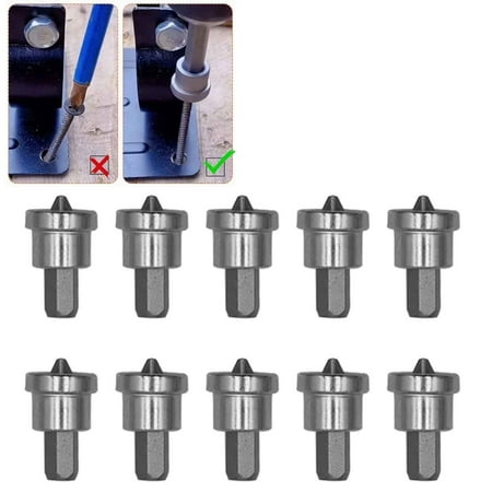 10pcs Set Magnetic Positioning Screwdriver Bits Woodworking Screw Hex Shank Positioning Bit Batch Head
10pcs Set Magnetic Positioning Screwdriver Bits Woodworking Screw Hex Shank Positioning Bit Batch Head