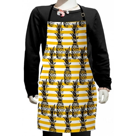 Grunge Kids Apron Retro Striped Background Pineapple Vintage Hippie Graphic Boys Girls Apron Bib with Adjustable Ties for Cooking Baking Painting Black and Earth Yellow by Ambesonne
Grunge Kids Apron Retro Striped Background Pineapple Vintage Hippie Graphic Boys Girls Apron Bib with Adjustable Ties for Cooking Baking Painting Black and Earth Yellow by Ambesonne