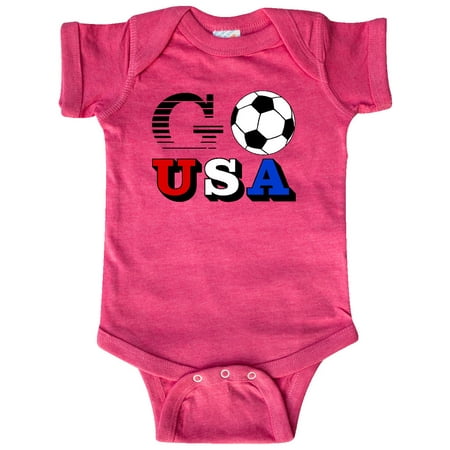Inktastic Go USA- Soccer Football Gift Baby Boy or Baby Girl Bodysuit