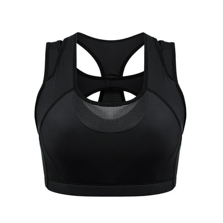 FANNYC Women s Wireless Sports Bra Mesh High Impact Racerback Sports Bras Seamless Yoga Bra Full Coverage Workout Bra For Gym Running Workout Black/Gray/Wine Red
FANNYC Women s Wireless Sports Bra Mesh High Impact Racerback Sports Bras Seamless Yoga Bra Full Coverage Workout Bra For Gym Running Workout Black/Gray/Wine Red