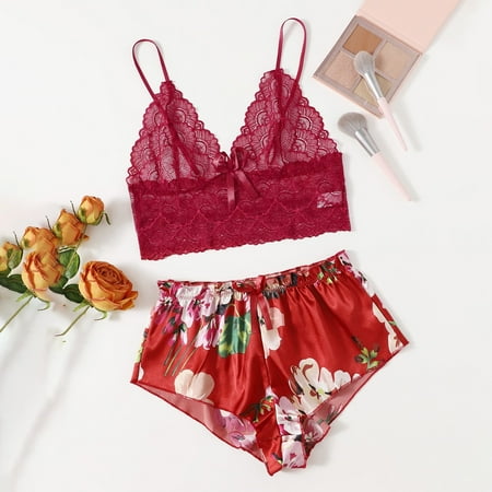 Bessbest New Intimates Sleepwear Sets Polyester Lace Daily Woman