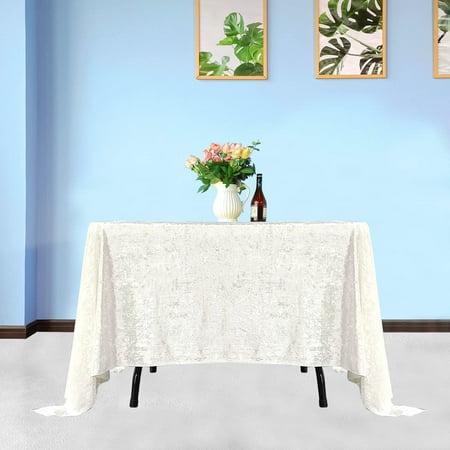 Trimming Shop 54x54 inch Crushed Velvet Square Table Cover Glitz Fabric Ivory Tablecloth 10pcs
Trimming Shop 54x54 inch Crushed Velvet Square Table Cover Glitz Fabric Ivory Tablecloth 10pcs