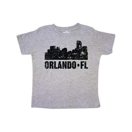 Inktastic Orlando Skyline with Grunge Gift Toddler Boy or Toddler Girl T-Shirt