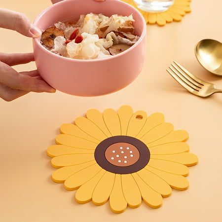 TureClos Cork Coaster Sunflower Trivet PVC Cup/Pot Holder Hangable Coasters Insulate Pad Prevent Burnt Marks Slip-Proof for Kitchen Restaurant Dining Table L
TureClos Cork Coaster Sunflower Trivet PVC Cup/Pot Holder Hangable Coasters Insulate Pad Prevent Burnt Marks Slip-Proof for Kitchen Restaurant Dining Table L