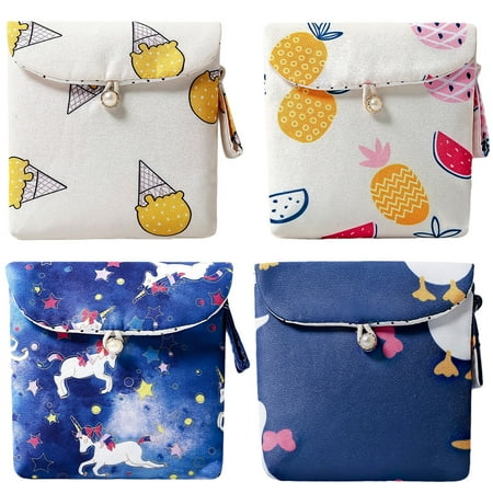 4pcs Sanitary Napkin Bag Sanitary Napkin Pouch Storage Bag for Women Female
4pcs Sanitary Napkin Bag Sanitary Napkin Pouch Storage Bag for Women Female