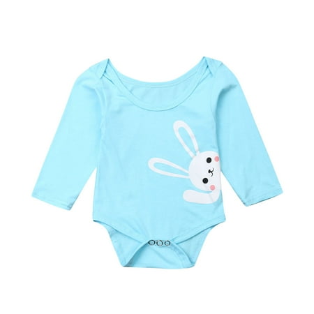 Sunisery Newborn Baby Girls Romper Infant Casual Rabbit Print Long Sleeve Round Neck Jumpsuit Spring Fall Solid Color Bodysuit
Sunisery Newborn Baby Girls Romper Infant Casual Rabbit Print Long Sleeve Round Neck Jumpsuit Spring Fall Solid Color Bodysuit